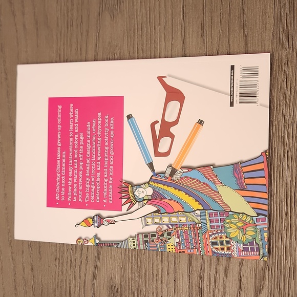 3D Coloring Cities adult coloring book - Picture 2 of 6